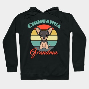 Chihuahua Grandma Dog puppy Lover Cute Hoodie